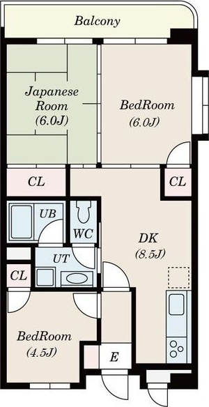 蛍田マンション 308号室 間取り