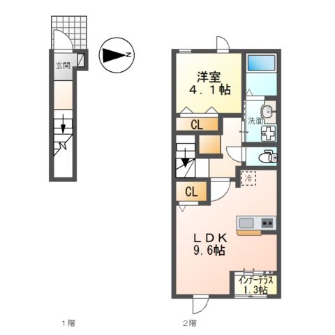 カーロ　オルテンシア　caroortensia 間取り
