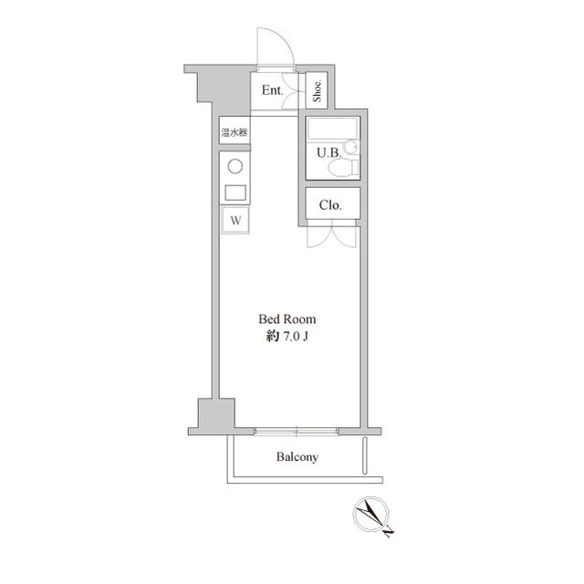リアライズ伊勢原 306号室 間取り
