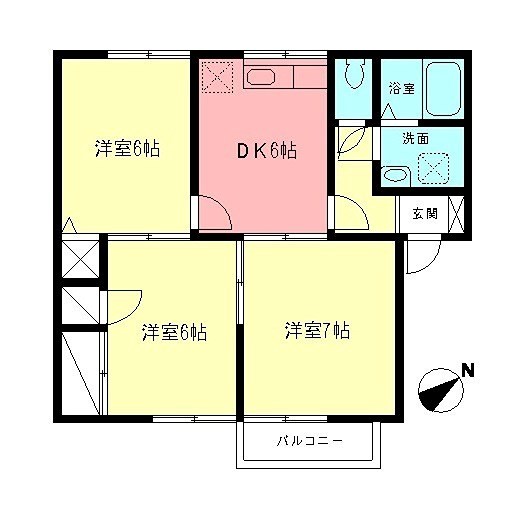 エミネンス壱番館 101号室 間取り