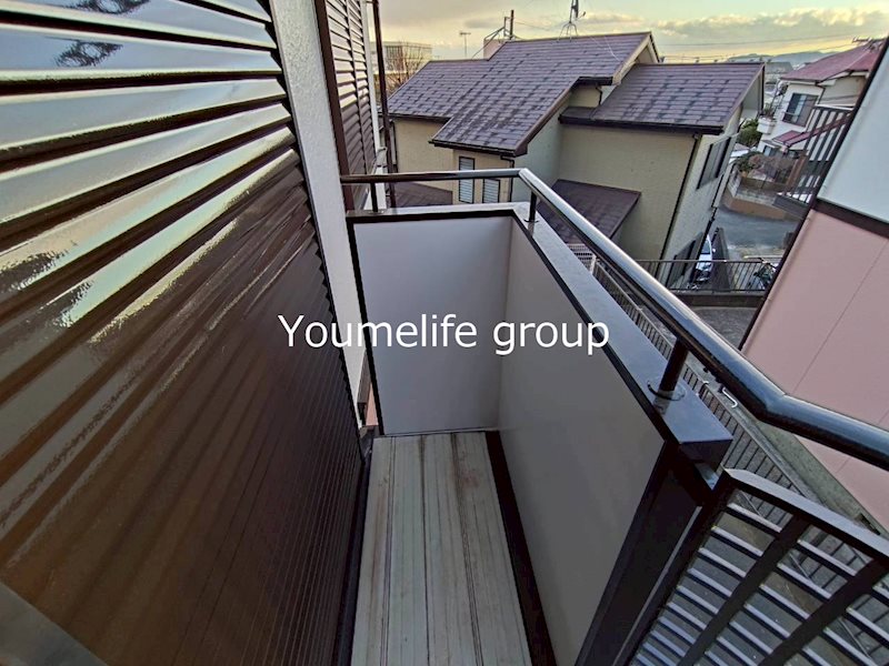 山百合ハイツ３号棟 ベランダ