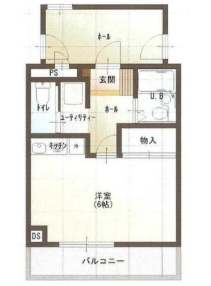 TOWA-HOUSE 302号室 間取り