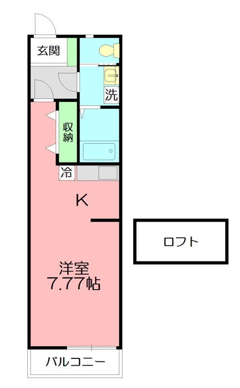 アンバーレジデンス 102号室 間取り