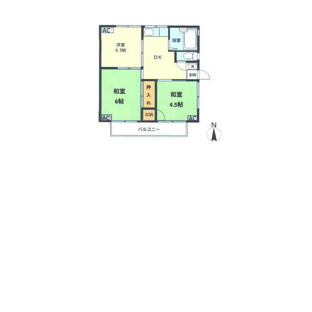コーポあやめ 102号室 間取り