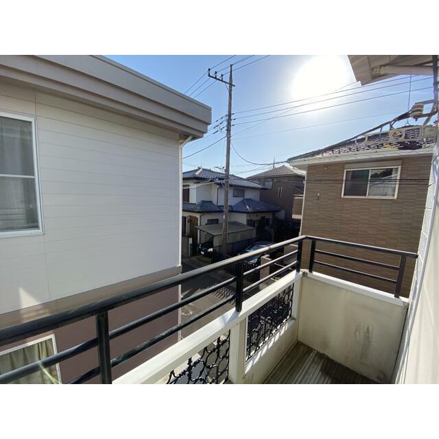 クローバーハイツＢ ベランダ