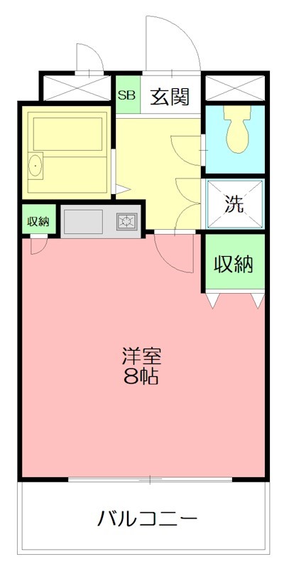 ル・シェルキタカド 207号室 間取り