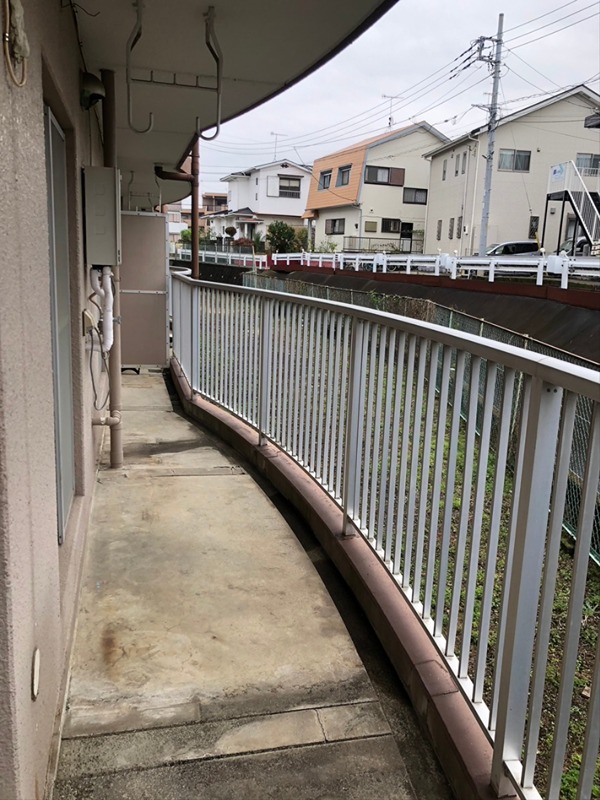 椿ハイツ ベランダ