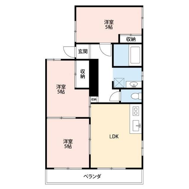 ハイツファイン 205号室 間取り