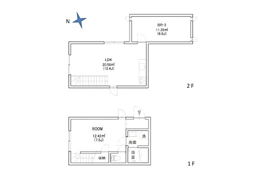 ガーデンテラス西御門 G3号室 間取り