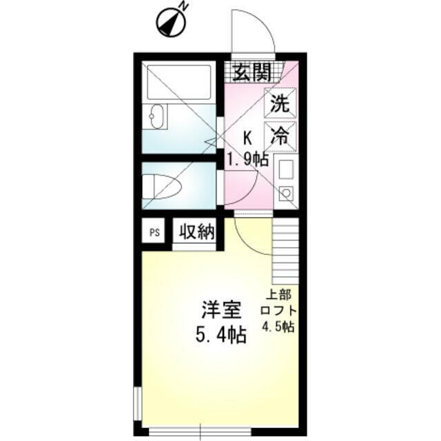 ナチュール湘南台 102号室 間取り