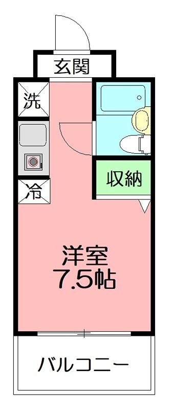 メゾン・ド・ビザール 205号室 間取り