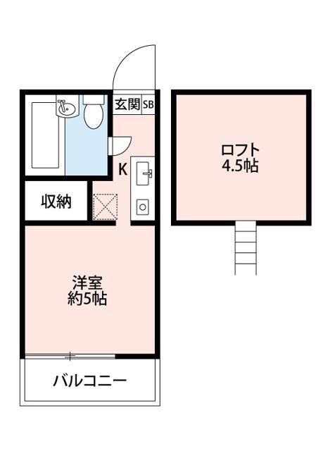 グレース富士見 203号室 間取り