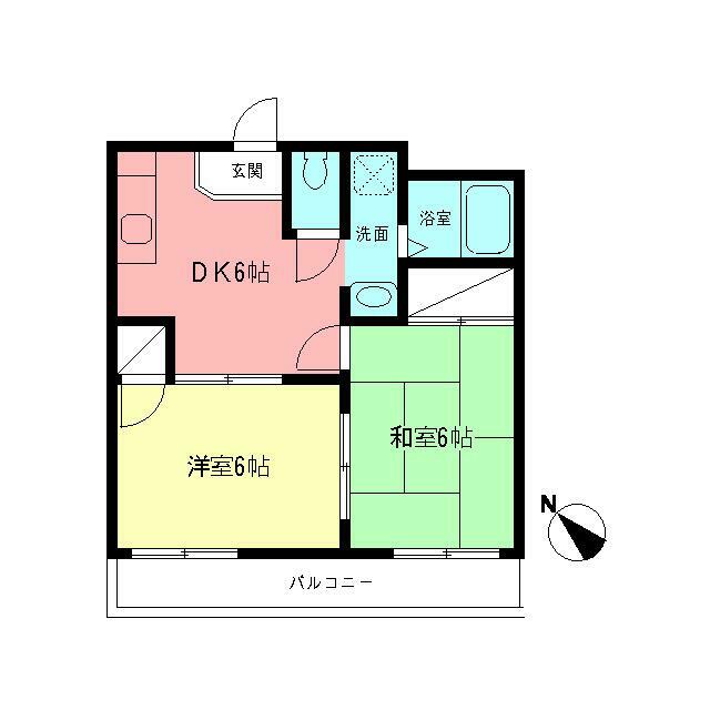 シティハイム高橋 303号室 間取り