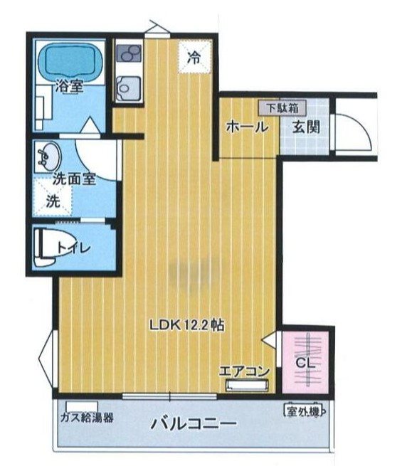メゾン・エメ 2A号室 間取り