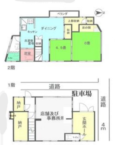 今井梶原貸家 間取り