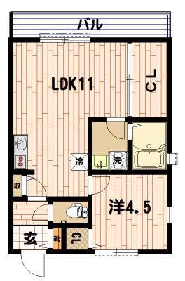 ｓｐｒｕｃｅ逗子 103号室 間取り
