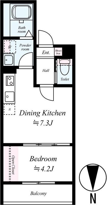 GRADUS平塚Ⅱ 間取り図