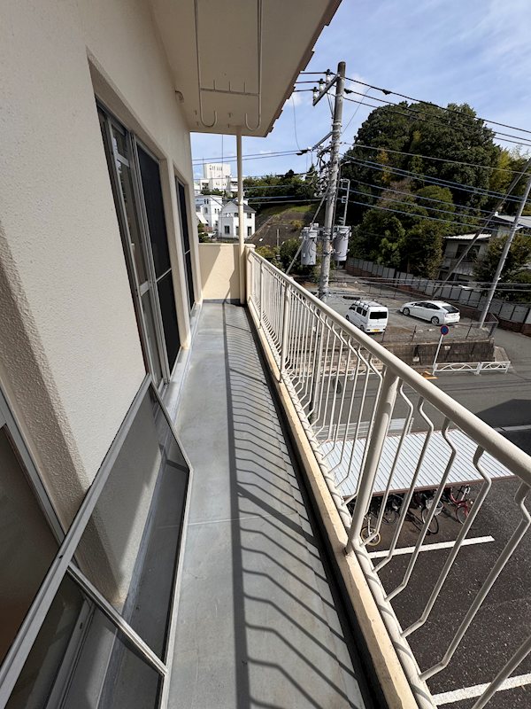秋葉コーポ ベランダ