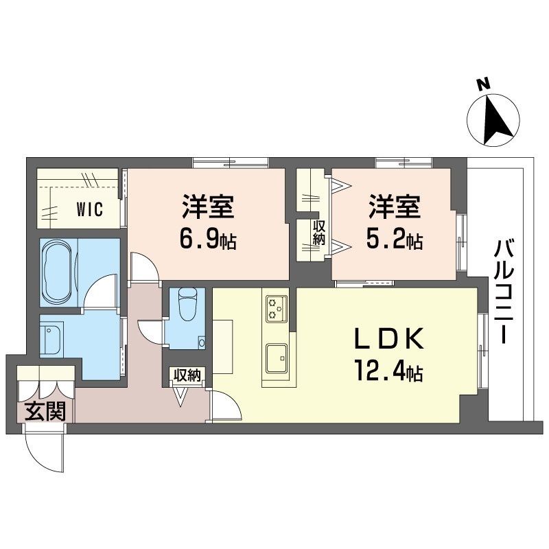 カーサレジオ戸塚 103号室 間取り