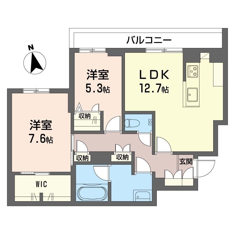 カーサレジオ戸塚 302号室 間取り