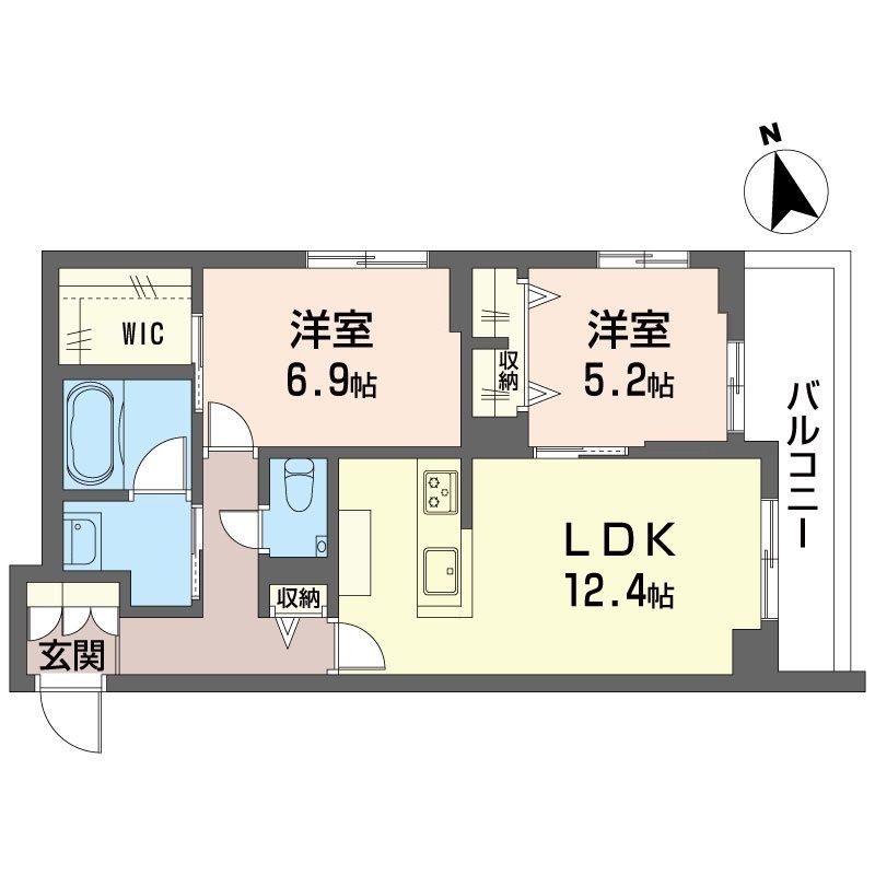 カーサレジオ戸塚 303号室 間取り