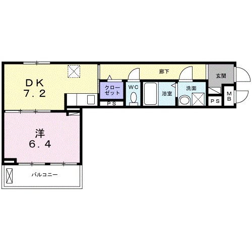 ラ・トゥール湘南台 204号室 間取り