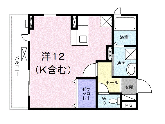 ダイナ モア 204号室 間取り