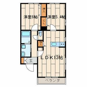 エグゼ湘南 302号室 間取り