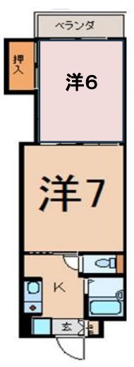 92KOYO 104号室 間取り