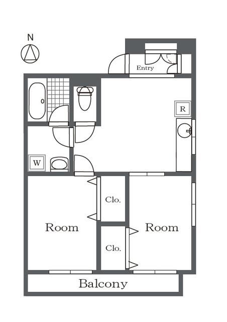 荒井ビル 301号室 間取り