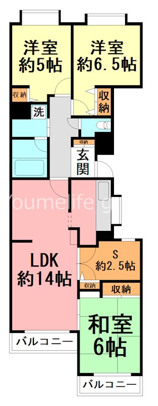 クリオ鎌倉笛田 315号室 間取り