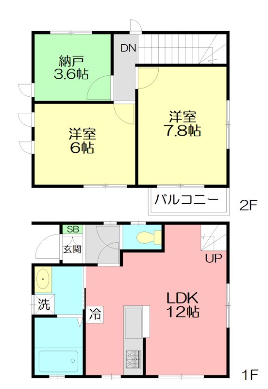 片瀬３丁目戸建東棟 間取り