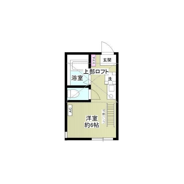 G・Aヒルズ弥生台 2F号室 間取り