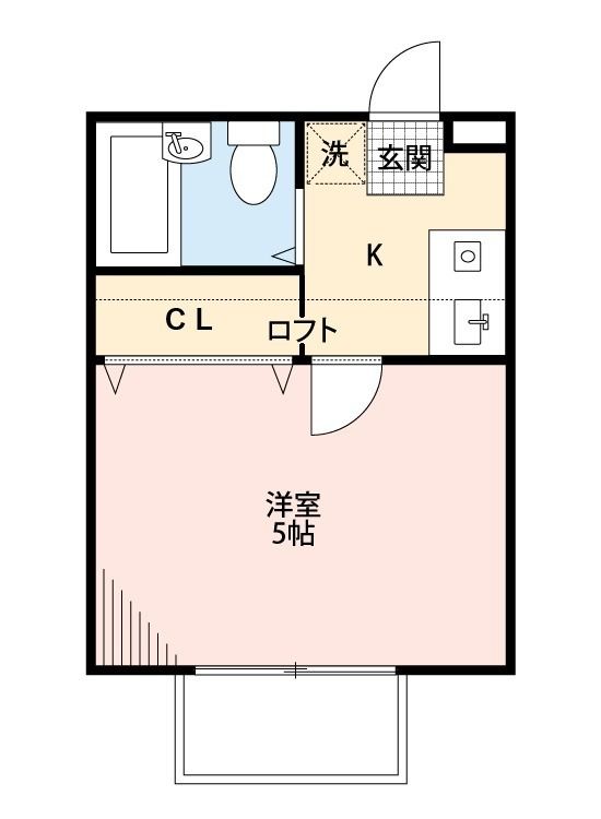 ジュネパレス茅ヶ崎第６ 201号室 間取り