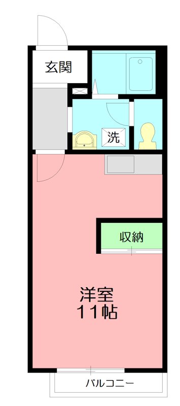 リブェールハイツＡ 101号室 間取り