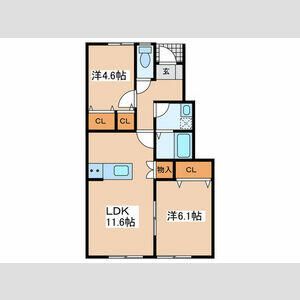 ラヴィータ２号 間取り