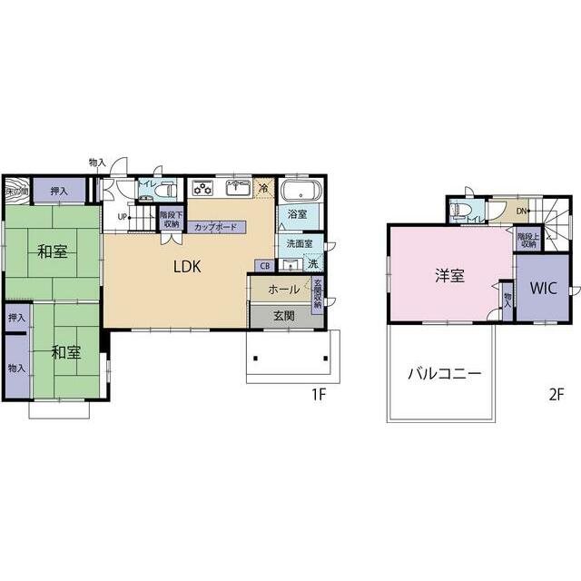 伊勢原1丁目 戸建賃貸 間取り