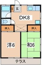 久保田コーポⅡ 間取り