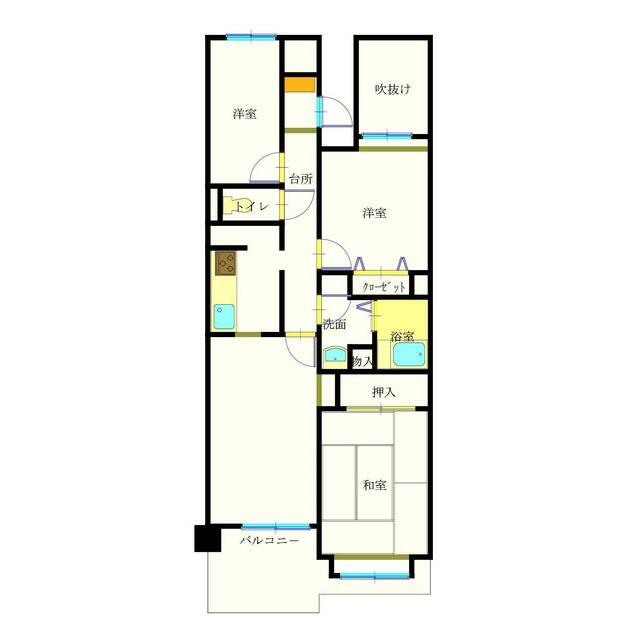 ライオンズマンション秦野 間取り
