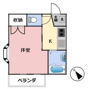 琥珀ハイツ 間取り