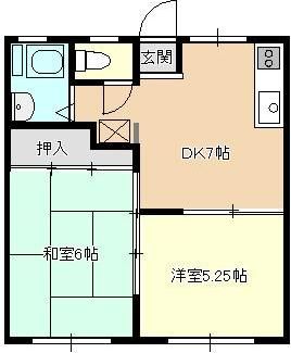メゾンアンソレイエ 2C号室 間取り