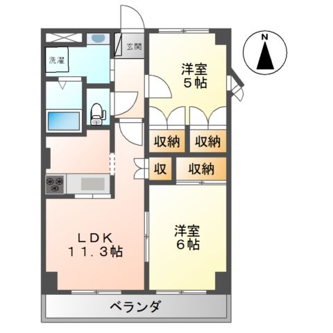 グランディール茅ヶ崎 間取り