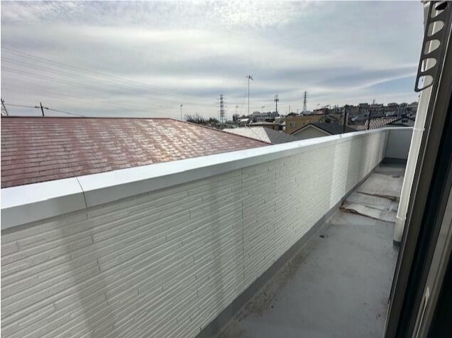 ひなたと春風のラテ ベランダ