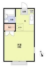 エステート辻堂Ⅱ  102号室 間取り