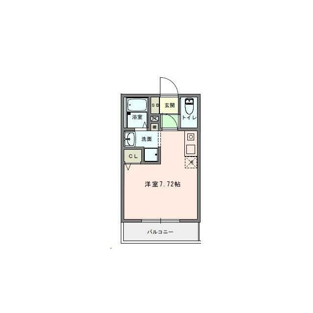 Ｃｏｓｍｏ　Ｖｉｌｌａ　Ａｔｓｕｇｉ　Ａ 202号室 間取り