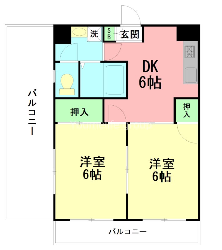 ファーストクラス東戸塚 407号室 間取り