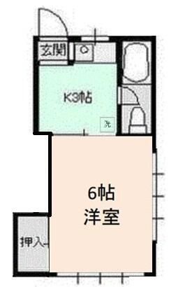 クロノス桜ヶ丘 201号室 間取り