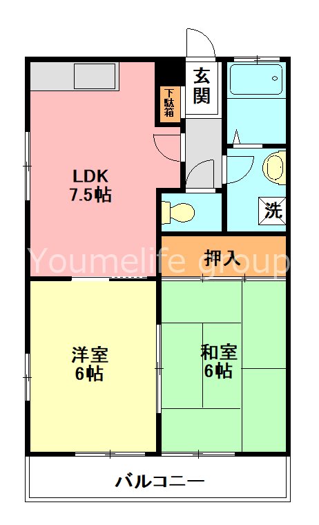 ファミールK 202号室 間取り
