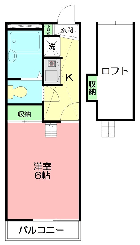 エトワール湘南とつか 206号室 間取り