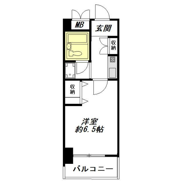 後藤ビル 405号室 間取り